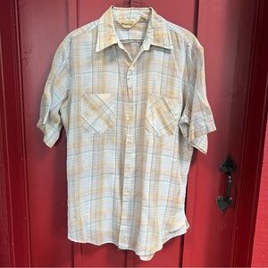 Vintage 70’s Wedgefield Mens Size M Button Up Shirt